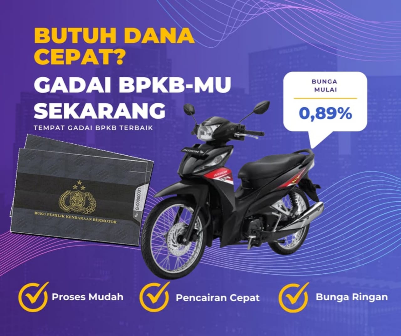 Pinjaman Dana Jaminan Bpkb Motor Honda Revo Fit Dapat Pinjaman Berapa? Seperti Ini Simulasinya